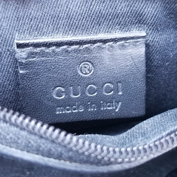 Lovely vintage Gucci GG  dark canvas with leather trim tote handbag - Picture 15 of 16